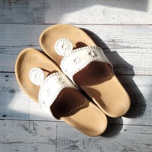 Jack Rogers White Comfort Sandal 7.5